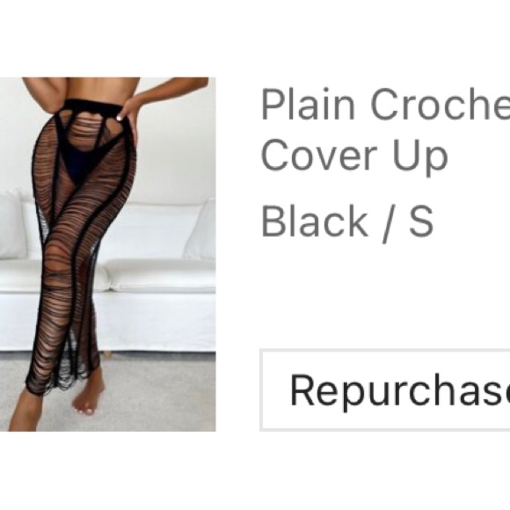 Shein Crochet Cover Up - Picture 9 of 9
